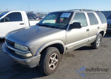 1999 Chevrolet Blazer Ls from USA, damaged, VIN 1GNDT13W1X2247449